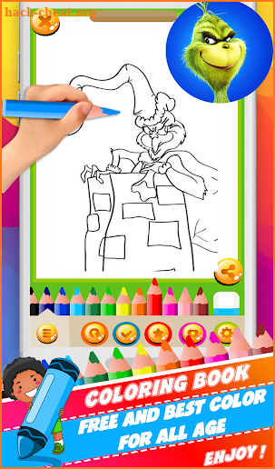 New Coloring Book For Grinch screenshot