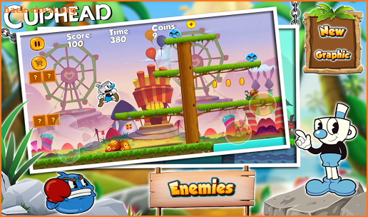 New Cup head World Mugman Adventures castle escape screenshot