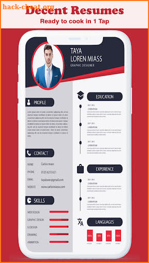 New CV Maker App: CV Builder New Resume Format screenshot