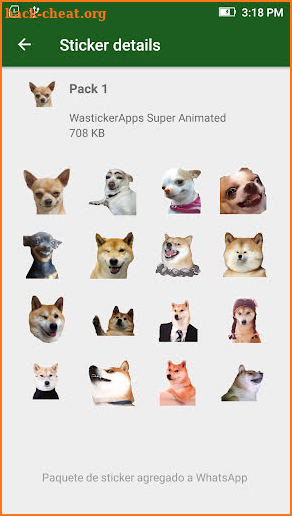 🐶 New Dog Memes Stickers (WAstickerApps) screenshot