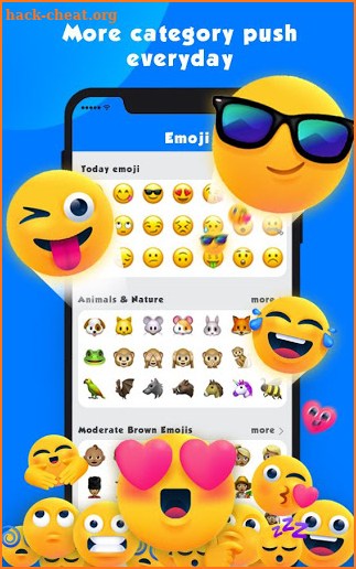 New Emoji 2020 - GIF & Sticker for FREE screenshot