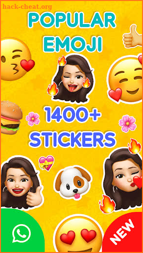 New Emojis Stickers WAstickerApps New 3D Animated screenshot