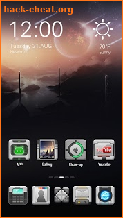 New Epoch GO Launcher Theme screenshot