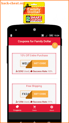 New Family Dollar Coupons Cheat screenshot