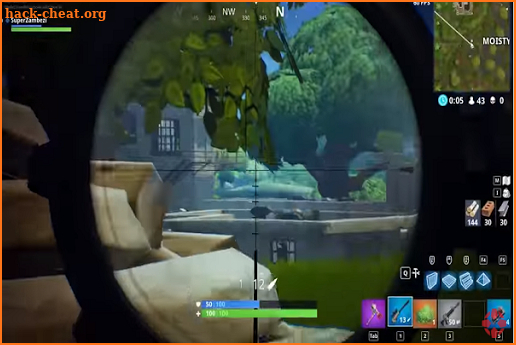 New Fortnite Battle Royal Building Hint screenshot