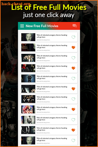 New Free Full Movies screenshot