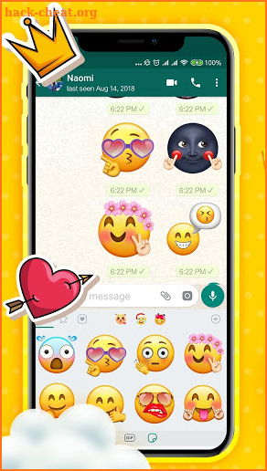 New Funky Emoji Stickers screenshot