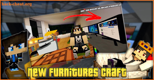 New FurniCraft Mod For MCPE - Furniture Craft Game screenshot