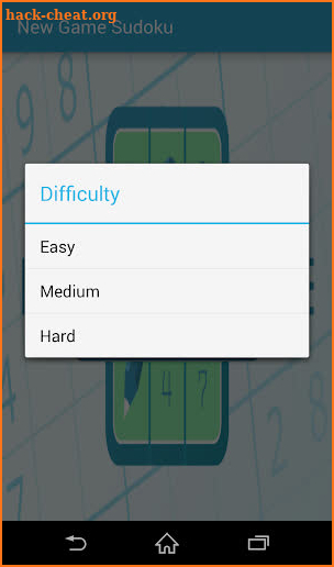 New Game Sudoku screenshot