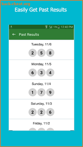 New Hampshire Lottery Results screenshot