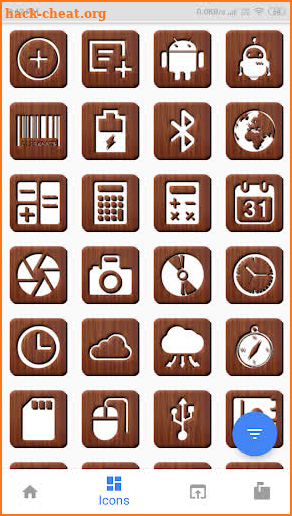 New HD Beveled Wooden Theme Icon Pack Pro screenshot