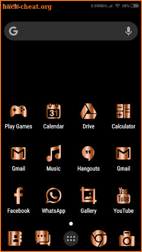 New HD Copper Iconpack theme Pro screenshot