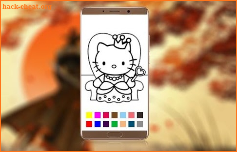 New Hello Kitty coloring book screenshot