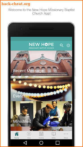 New Hope Missionary Baptist screenshot