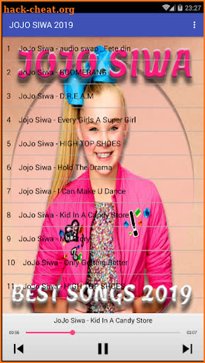 NEW JOJO SIWA SONGS OFFLINE screenshot