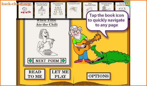 New Kid on the Block - interactive poetry book screenshot