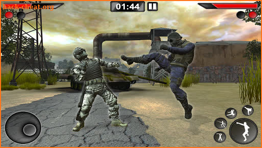 New kung Fu karate: Army Battlefield Fighting Game screenshot