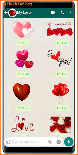 New love stickers for WAStickerApps love 2020 screenshot