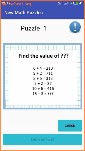 New Math Puzzles  for Geniuses 2018 screenshot