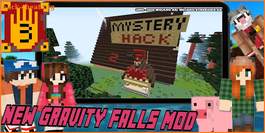 New Mod - Gravity Falls Town 3 For Craft Game 2020 screenshot