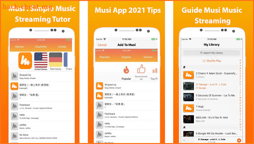 New Musi Simple Music Streaming 2021 tutorial screenshot