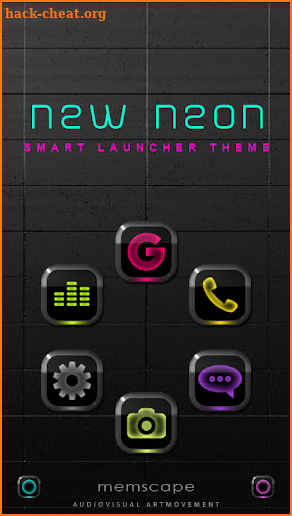 NEW NEON Smart Launcher Theme screenshot