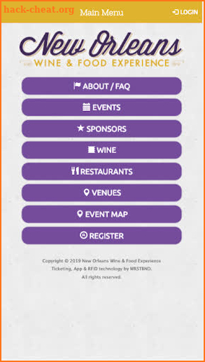 New Orleans Wine & Food Experience screenshot