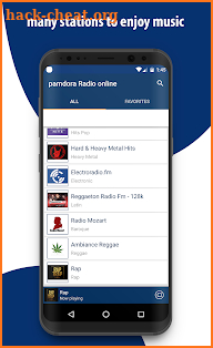 New Pamdora Music RAdio - Player 2018 screenshot