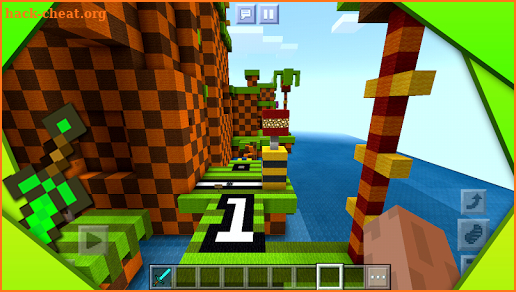 New Parkour Race Sonic X Minigame MCPE screenshot