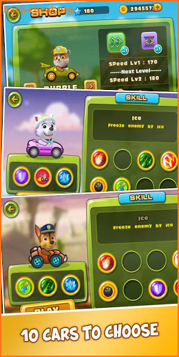 New Paw Cart Puppy Patrol for kids screenshot