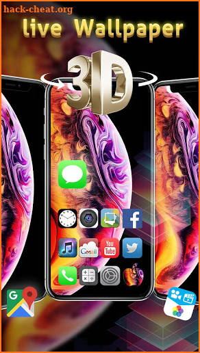 New Phone XS Max Launcher Theme Live HD Wallpapers screenshot