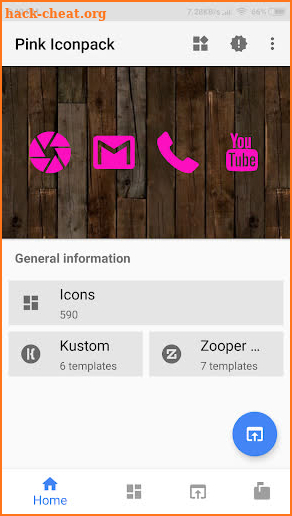 New Pink Iconpack theme Pro screenshot