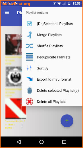 New Playlist Manager screenshot