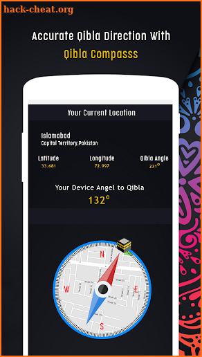 NEW Qibla Direction compass - Muslim Qibla Compass screenshot