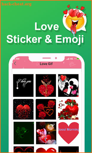 New Sticker & Love Emoji for Message screenshot