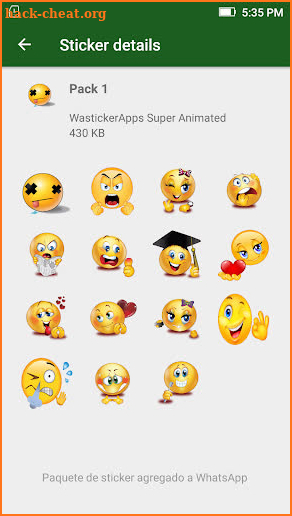 🙌 New Stickers of Emojis in 3D (WAstickerapps) screenshot