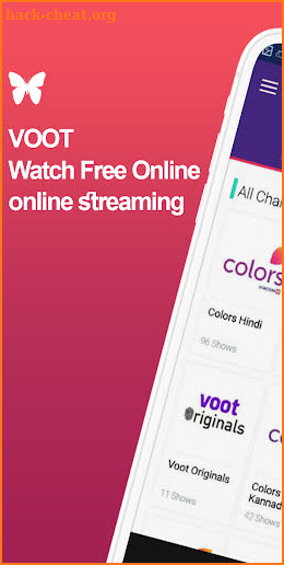 New Voot tv MOVIES Info Guide screenshot