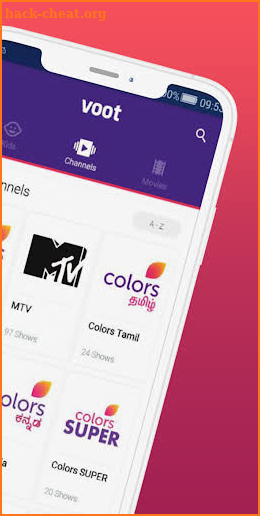 New Voot tv MOVIES Info Guide screenshot