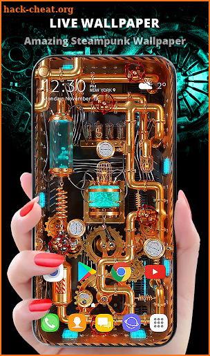 New Wallpaper App 2021 - Steampunk Energy screenshot