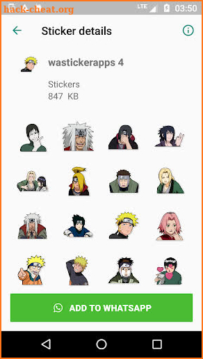 New WAStickerApps Anime screenshot