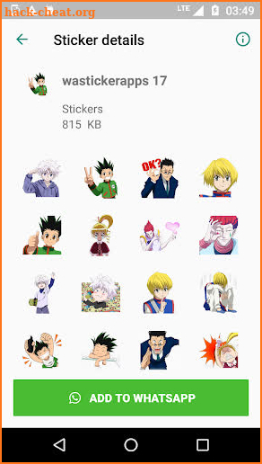 New WAStickerApps Anime screenshot