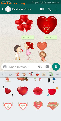 New WaStickerApps Romantic 💕 Love Stickers screenshot