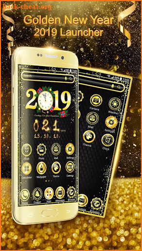 New Year 2019 Launcher--Analog Clock Countdown screenshot