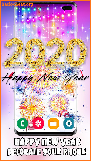 New Year 2020 Fireworks Live Wallpaper HD screenshot