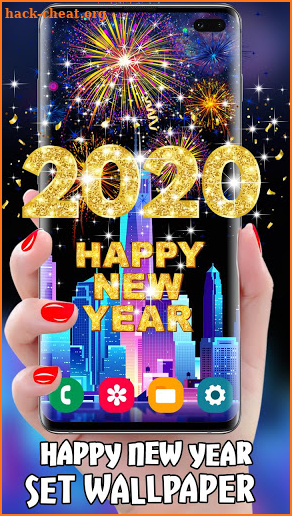 New Year 2020 Fireworks Live Wallpaper HD screenshot