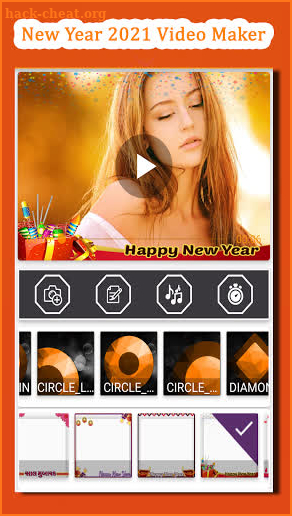 New Year 2021 Video Status Maker : New Yr Status screenshot