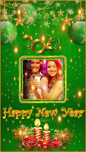 New year 2022 photo frame screenshot