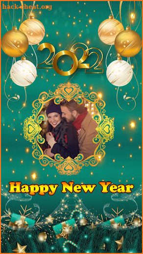 New year 2022 photo frame screenshot