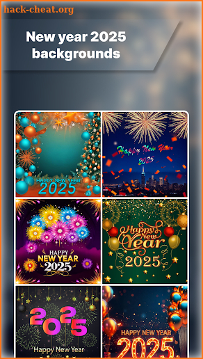 New Year 2025 Photo Frame screenshot