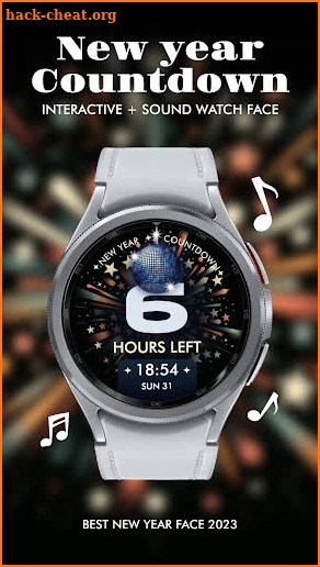 New Year Countdown Watch Face screenshot